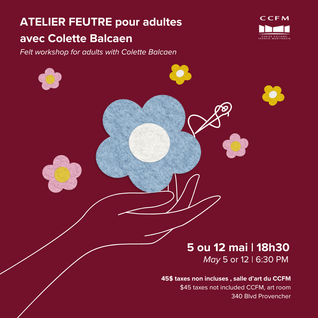 Atelier feutre adultes avec Colette Balcaen